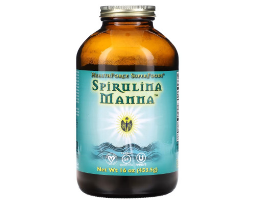 HealthForce Nutritionals Spirulina Manna Лучший в природе сухой белок 16 унций 1 фунт (453.5 г) HealthForce Nutritionals Spirulina Manna Лучший в природе сухой белок 16 унций 1 фунт (453.5 г)