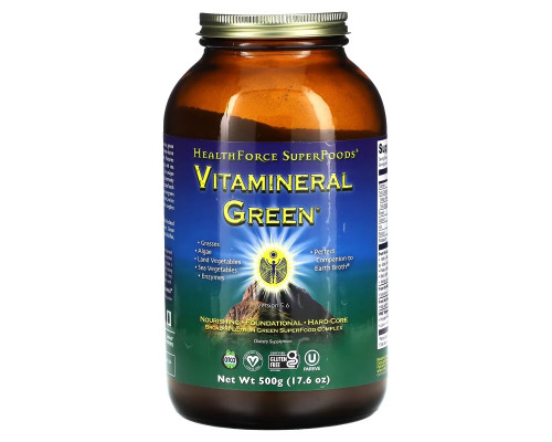 HealthForce Nutritionals Зеленые витамины и минералы версия 5.2 17.65 унций (500 г) HealthForce Nutritionals Зеленые витамины и минералы версия 5.2 17.65 унций (500 г)