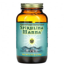 Водоросли HealthForce Superfoods, Спирулина и манна, 149 г (5,25 унции)