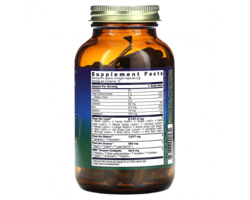 Зелень и зеленые овощи HealthForce Superfoods, Vitamineral Green`` 120 веганских капсул Зелень и зеленые овощи HealthForce Superfoods, Vitamineral Green`` 120 веганских капсул