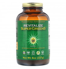 HealthForce Superfoods, Revitalize Super Greens, 8 oz (227 g)