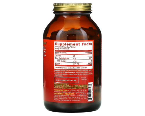 HealthForce Superfoods, Truly Natural Vitamin C v.2, 360 Vegan Caps HealthForce Superfoods, Truly Natural Vitamin C v.2, 360 Vegan Caps