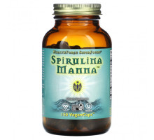 Водоросли HealthForce Superfoods, Спирулина и манна, 150 веганских капсул