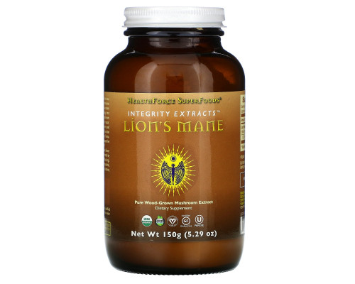 HealthForce Superfoods, Integrity Extracts Lion's Mane, 5.29 oz (150 g) HealthForce Superfoods, Integrity Extracts Lion's Mane, 5.29 oz (150 g)