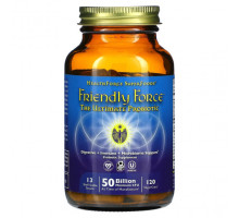Для пищеварительной системы HealthForce Superfoods, Friendly Force, лучший пробиотик, 25 млрд КОЕ, 120 веганских капсул