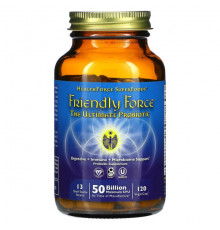 Для пищеварительной системы HealthForce Superfoods, Friendly Force, лучший пробиотик, 25 млрд КОЕ, 120 веганских капсул