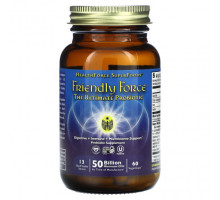 Для пищеварительной системы HealthForce Superfoods, Friendly Force, лучший пробиотик, 60 веганских капсул