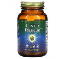 Для здоровья печени HealthForce Superfoods, Liver Rescue, 60 веганских капсул