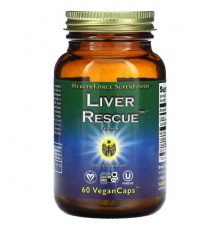 Для здоровья печени HealthForce Superfoods, Liver Rescue, 60 веганских капсул