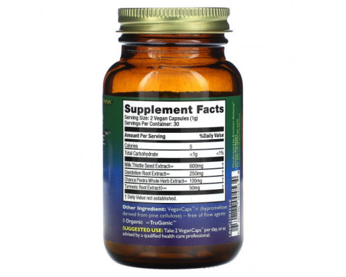 Для здоровья печени HealthForce Superfoods, Liver Rescue, 60 веганских капсул Для здоровья печени HealthForce Superfoods, Liver Rescue, 60 веганских капсул