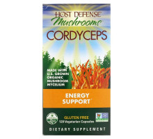 Fungi Perfecti Host Defense Кордицепс 120 растительных капсул