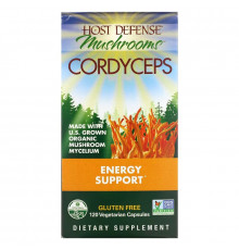 Fungi Perfecti Host Defense Кордицепс 120 растительных капсул