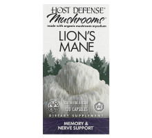 Fungi Perfecti Host Defense Ежовик гребенчатый 120 растительных капсул