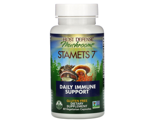 Fungi Perfecti Host Защитные штампы 7 60 NP капсул Fungi Perfecti Host Защитные штампы 7 60 NP капсул