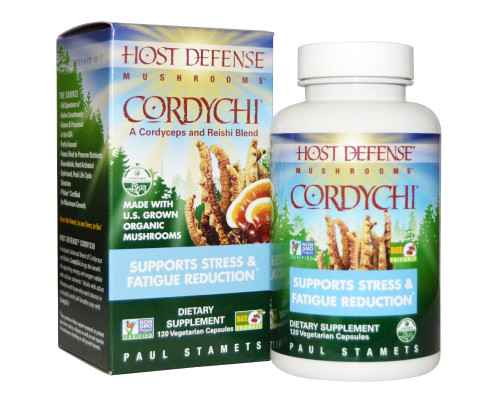 Fungi Perfecti Host Defense Cordychi 120 растительных капсул Fungi Perfecti Host Defense Cordychi 120 растительных капсул