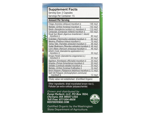 Fungi Perfecti, Host Defense Mushrooms, MyCommunity, Comprehensive Immune Support, 30 Veggie Caps Fungi Perfecti, Host Defense Mushrooms, MyCommunity, Comprehensive Immune Support, 30 Veggie Caps