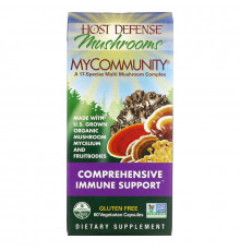 Fungi Perfecti Иммунная защита, MyCommunity, 60 капсул