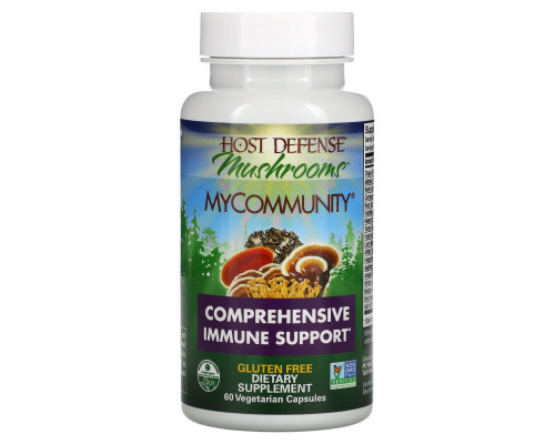Fungi Perfecti Иммунная защита, MyCommunity, 60 капсул Fungi Perfecti Иммунная защита, MyCommunity, 60 капсул