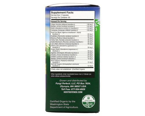 Fungi Perfecti Иммунная защита MyCommunity 120 растительных капсул Fungi Perfecti Иммунная защита MyCommunity 120 растительных капсул