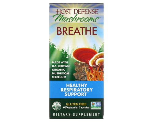 Fungi Perfecti Host Defense Breathe 60 растительных капсул Fungi Perfecti Host Defense Breathe 60 растительных капсул