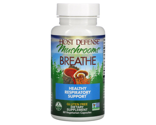 Fungi Perfecti Host Defense Breathe 60 растительных капсул Fungi Perfecti Host Defense Breathe 60 растительных капсул