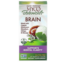 Fungi Perfecti, Host Defense, MycoBotanicals, Brain, 60 Veggie Caps