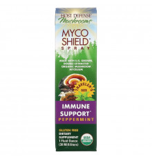 Fungi Perfecti Host Defense Спрей Myco Shield иммунная поддержка мята 1 жидкая унция (30 мл)