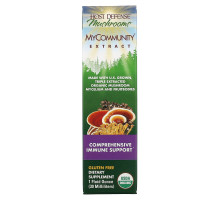 Fungi Perfecti Host Defense My Community Extract Всесторонняя иммунная поддержка 1 жидкая унция (30 мл)