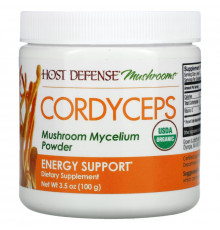 Fungi Perfecti, Cordyceps, Mushroom Mycelium Powder, Energy Support, 3.5 oz (100 g)