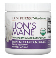 Fungi Perfecti, Lion's Mane, Mushroom Mycelium Powder, Mental Clarity & Focus, 3.5 oz (100 g)