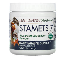 Fungi Perfecti, Stamets 7, Mushroom Mycelium Powder, Daily Immune Support, 3.5 oz (100 g)