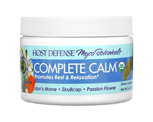 Fungi Perfecti Host Defense, Myco Botanicals, Complete Calm, 3.5 oz (100 g) Fungi Perfecti Host Defense, Myco Botanicals, Complete Calm, 3.5 oz (100 g)