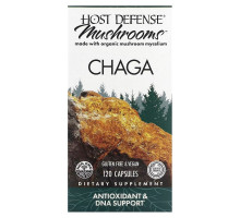 Fungi Perfecti, Host Defense, чага, 120 растительных капсул