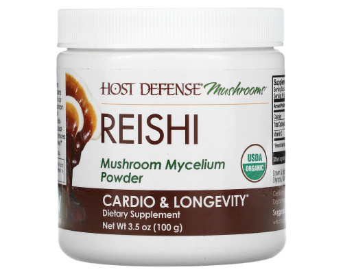 Fungi Perfecti, Reishi, Mushroom Mycelium Powder, Cardio & Longevity, 3.5 oz (100 g) Fungi Perfecti, Reishi, Mushroom Mycelium Powder, Cardio & Longevity, 3.5 oz (100 g)
