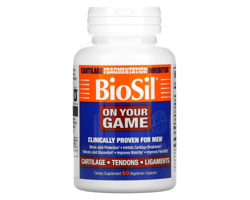 BioSil, On Your Game, 60 Vegetarian Capsules BioSil, On Your Game, 60 Vegetarian Capsules