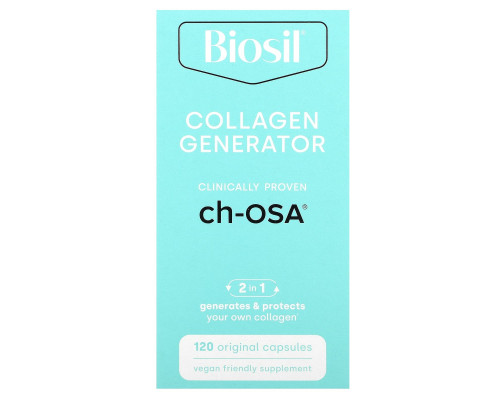 Natural Factors BioSil ch-OSA Advanced Collagen Generator 120 вегетарианских капсул Natural Factors BioSil ch-OSA Advanced Collagen Generator 120 вегетарианских капсул