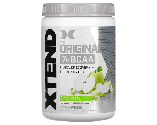 Scivation Xtend BCAAs (аминокислоты с разветвленными боковыми цепями) со вкусом зеленого яблока 140 унций (398 г) Scivation Xtend BCAAs (аминокислоты с разветвленными боковыми цепями) со вкусом зеленого яблока 140 унций (398 г)