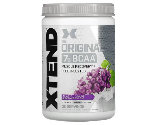 Xtend, The Original 7G BCAA, Glacial Grape, 14.3 oz (405 g) Xtend, The Original 7G BCAA, Glacial Grape, 14.3 oz (405 g)