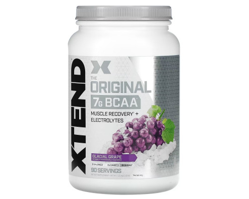 Xtend, The Original 7G BCAA, Glacial Grape, 2.68 lb (1.22 kg)