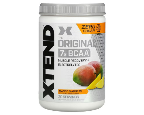 Scivation XTend BCAAs (аминокислоты с разветвленными боковыми цепями) со вкусом манго 146 унции (415 г) Scivation XTend BCAAs (аминокислоты с разветвленными боковыми цепями) со вкусом манго 146 унции (415 г)