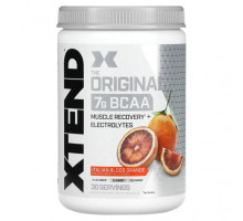 Электролиты Xtend, The Original, 7 г аминокислот с разветвленной цепью (BCAA), со вкусом итальянского красного апельсина, 435 г (15,3 унции)