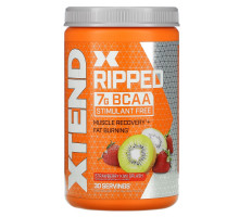 Xtend, Ripped, 7 г аминокислот с разветвленной цепью, со вкусом клубники и киви, 495 г (1,09 фунта)