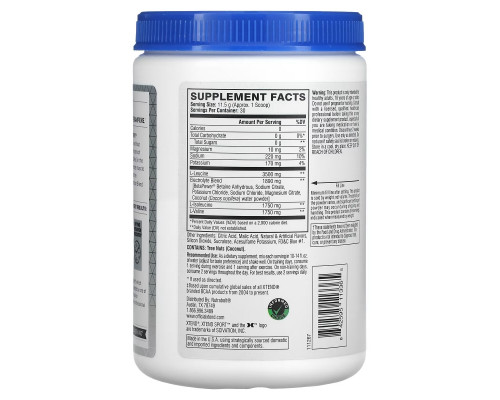 Xtend, Sport, 7G BCAA, Blue Raspberry Ice, 12.2 oz (345 g) Xtend, Sport, 7G BCAA, Blue Raspberry Ice, 12.2 oz (345 g)