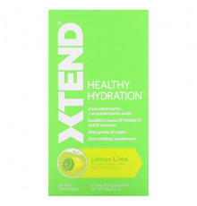 Электролиты Xtend, Healthy Hydration, лимон и лайм, 15 пакетиков по 8,6 г (0,3 унции)
