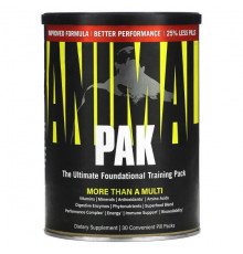 Витаминно-минеральные комплексы Universal Nutrition, Animal, PAK, 30 удобных таблеток