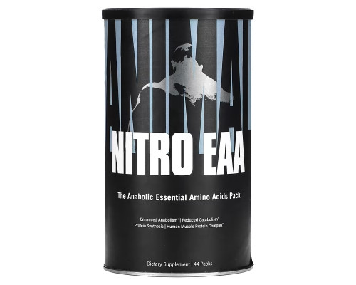 Animal, Nitro EAA, The Anabolic Essential Amino Acids Pack, 44 Packs Animal, Nitro EAA, The Anabolic Essential Amino Acids Pack, 44 Packs