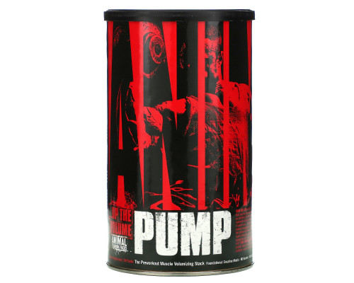 Universal Nutrition Animal Pump Добавка для увеличения объема мыш перед тренировкой 30 пакетиков Universal Nutrition Animal Pump Добавка для увеличения объема мыш перед тренировкой 30 пакетиков