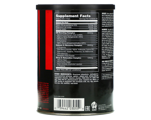Universal Nutrition Animal PM Отдых и восстановление 30 пакетиков Universal Nutrition Animal PM Отдых и восстановление 30 пакетиков