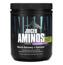 Аминокислоты Animal, Juiced Aminos, восстановление мышц и увлажнение, виноградный сок, 405 г (14,3 унции)