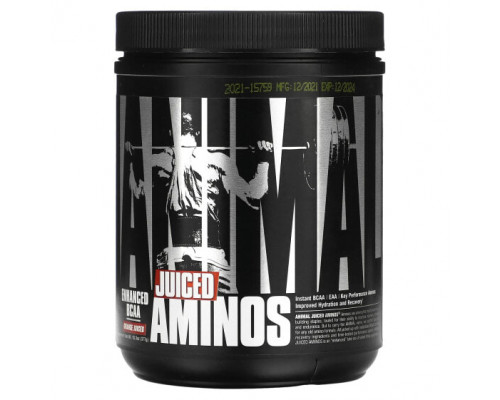 Аминокислоты Animal, Juiced Aminos, апельсиновый сок, 377 г (13,3 унции) Аминокислоты Animal, Juiced Aminos, апельсиновый сок, 377 г (13,3 унции)